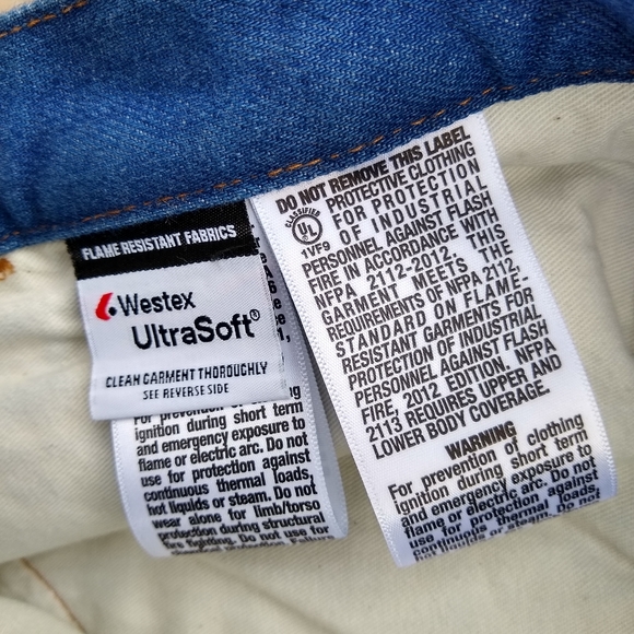 Workrite Ultrasoft Fire Resistant Jeans, NWOT